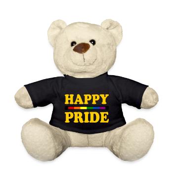Happy pride - Nounours - noir - Devant