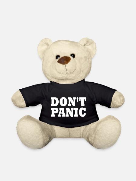 don't panic - Teddy - Schwarz