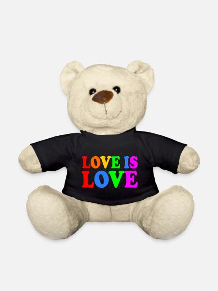 Love is love - Teddy - Schwarz