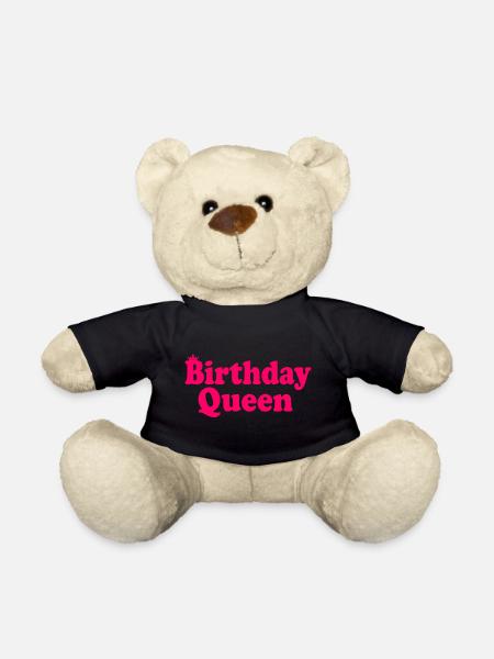 Birthday queen - Teddy Bear - black