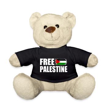 Free palestine - Nounours - noir - Devant