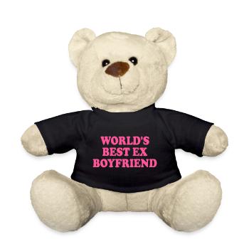 world's best ex boyfriend - Teddy - Schwarz - Vorne