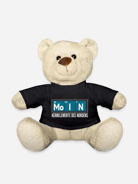 Moin Core Elements of the North Periodic Table - Teddy Bear - black