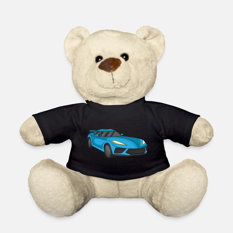 Sportwagen rennen - Teddy - Schwarz