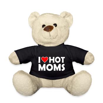 I love hot moms - Teddy - Schwarz - Vorne