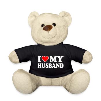 I love my husband - Teddy - Schwarz - Vorne