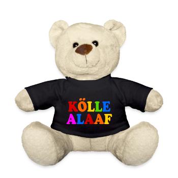 Kölle alaaf - Teddy - Schwarz - Vorne