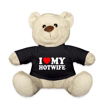 I love my hotwife - Teddy - Schwarz - Vorne