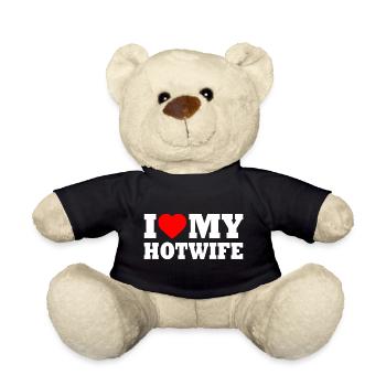 I love my hotwife - Teddy - Schwarz - Vorne