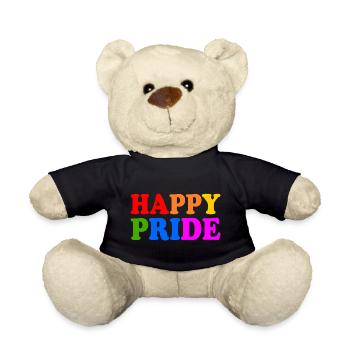 Happy pride - Nounours - noir - Devant