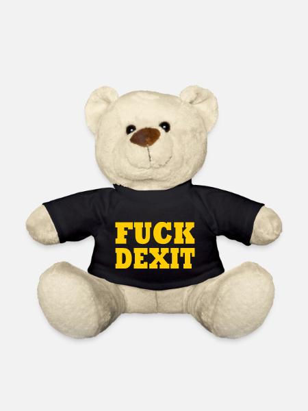 Fuck dexit - anti eu - Teddy - Schwarz