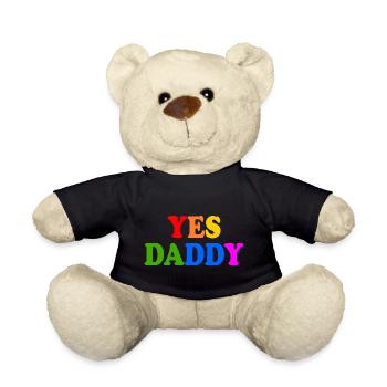 Yes daddy - Nounours - noir - Devant