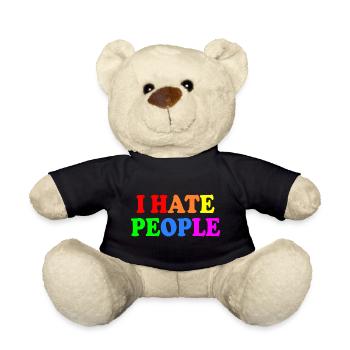 I hate people - Teddy - Schwarz - Vorne