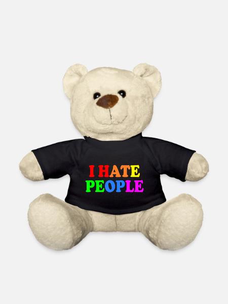 I hate people - Teddy - Schwarz