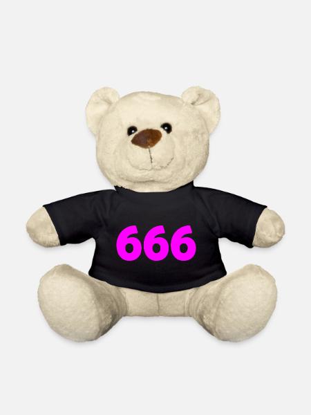 666 - Teddy - Schwarz