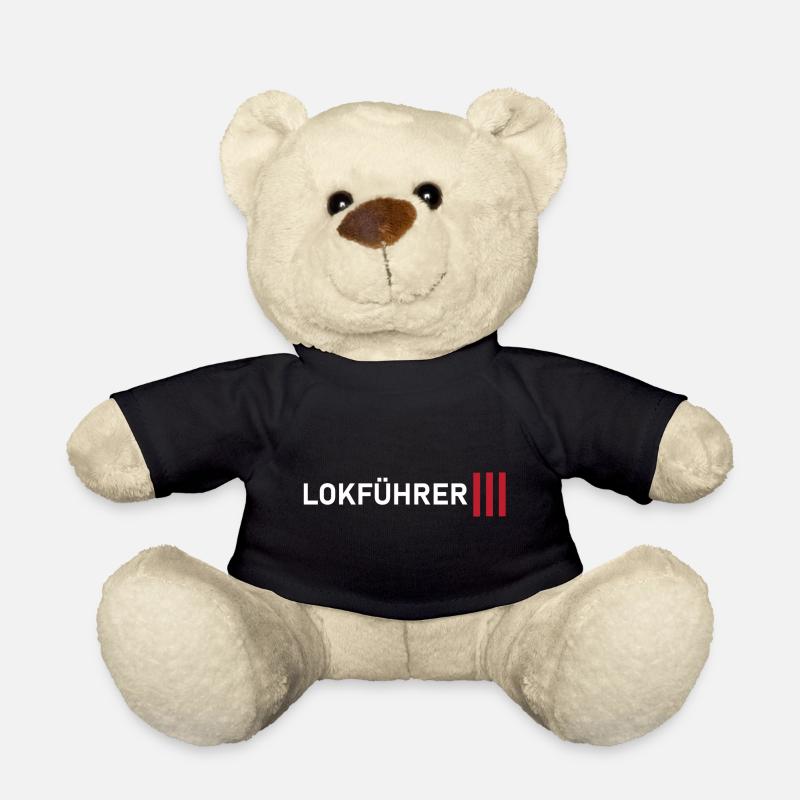 Lokführer - Teddy - Schwarz