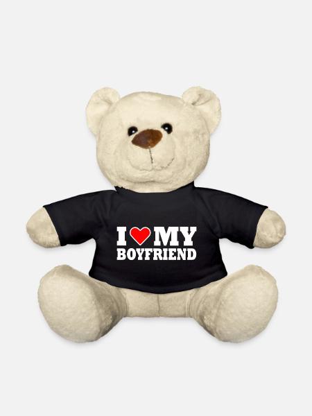 I love my boyfriend - Teddy - Schwarz