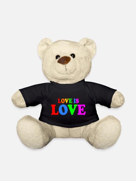 Love is love - Teddy - Schwarz