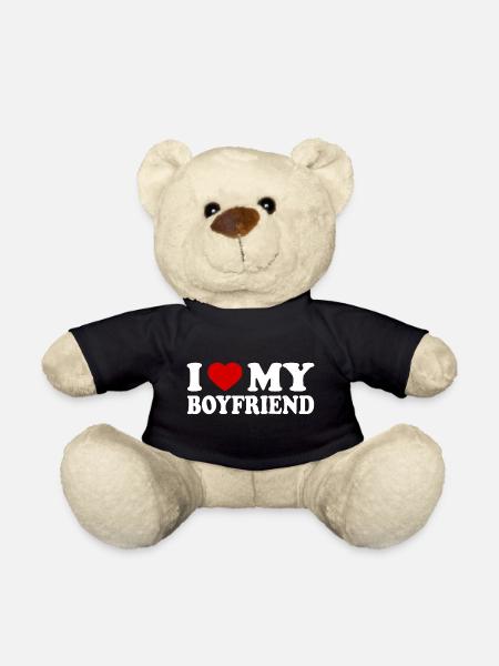 I love my boyfriend - Nounours - noir