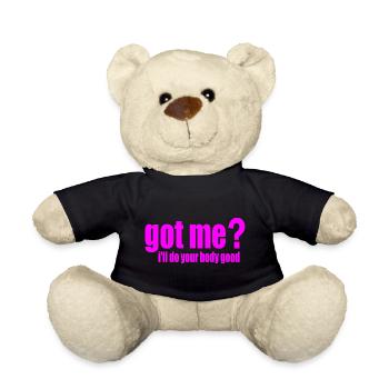 got me ill do your body good - Nounours - noir - Devant