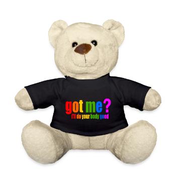 got me? i'll do your body good - Nounours - noir - Devant