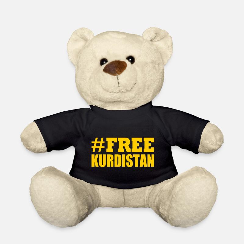 Free Kurdistan - Nounours - noir
