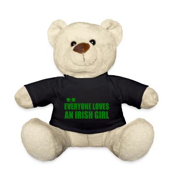 Everyone loves an irish girl - Teddy - Schwarz - Vorne