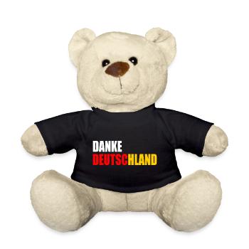 Danke deutschland - Teddy - Schwarz - Vorne