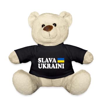 Slava ukraini - Teddy - Schwarz - Vorne