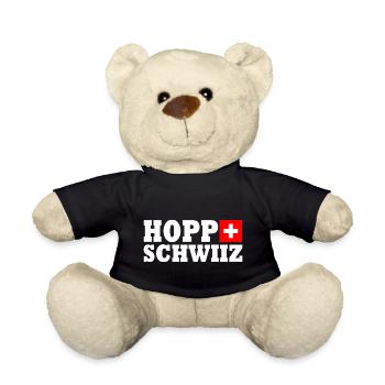 Hopp schwiiz - Teddy - Schwarz - Vorne