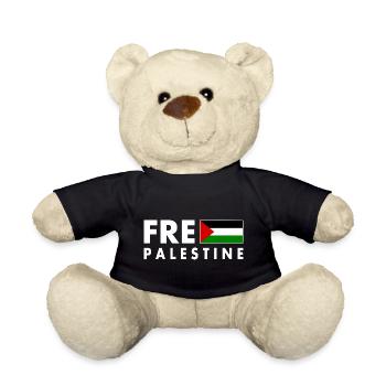 Free palestine - Teddy Bear - black - Front