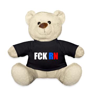 Fck rn - Nounours - noir - Devant