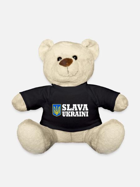 Slava ukraini - Nounours - noir