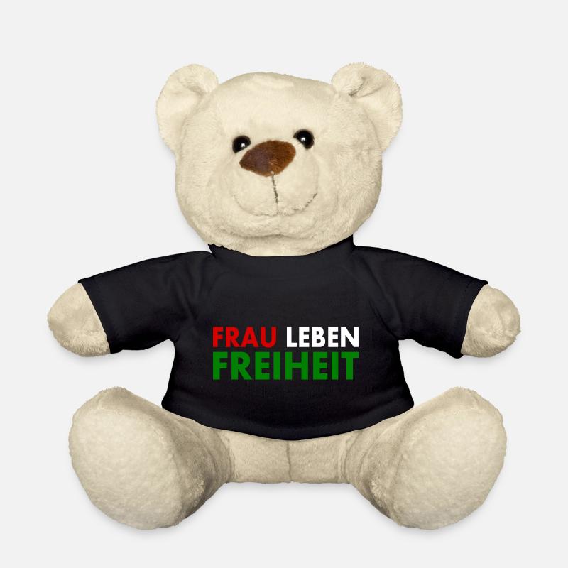 Frau leben freiheit - Teddy - Schwarz