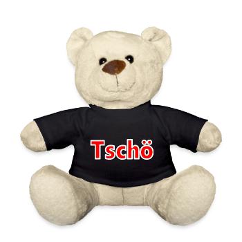 Köln Tschö mít Ö - kölsche Sproch - Teddy - Schwarz - Vorne