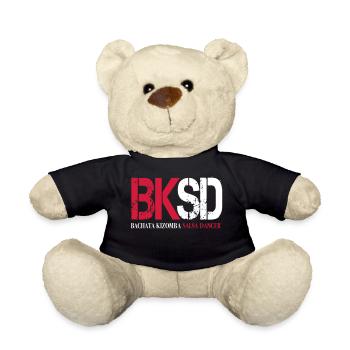 BKSD Bachata Kizomba Salsa Dancer - Dance Shirt - Teddy - Schwarz - Vorne