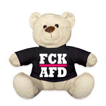 Fck afd - Teddy - Schwarz - Vorne
