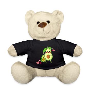 Avocado Familie Mamacado mit Kind - Teddy - Schwarz - Vorne