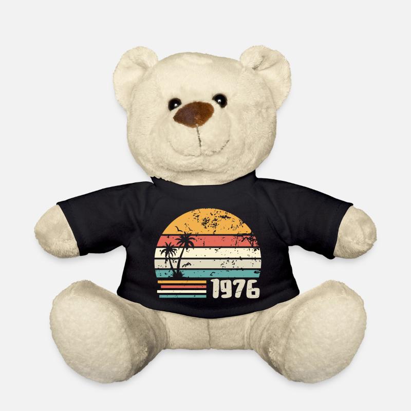 1976 Geburtstagsgeschenk - Made in 1976 Retro 1976 - Teddy - Schwarz