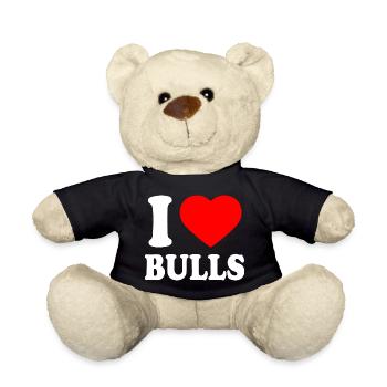 I love bulls - Teddy - Schwarz - Vorne