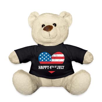 Frohen 4. Juli - Teddy - Schwarz - Vorne
