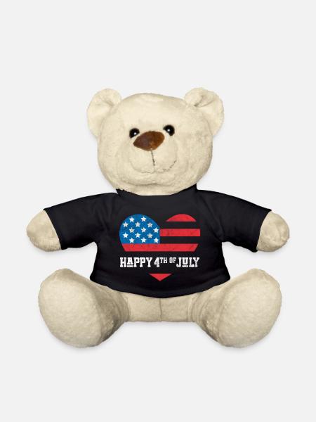 Frohen 4. Juli - Teddy - Schwarz