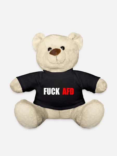 Fuck afd - Teddy - Schwarz