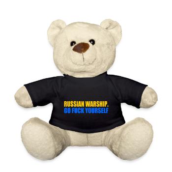 russian warship go f yourself - Teddy - Schwarz - Vorne