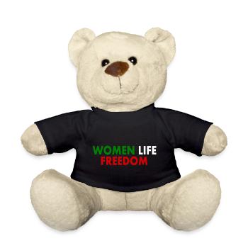 Women life freedom - Teddy Bear - black - Front