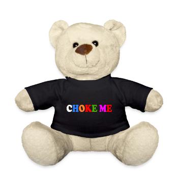 Choke me - Teddy - Schwarz - Vorne