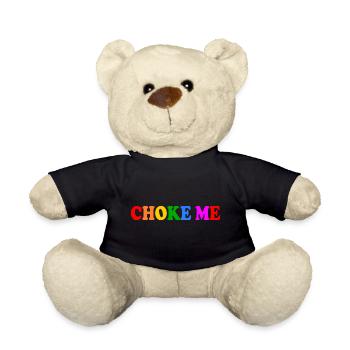 Choke me - Teddy - Schwarz - Vorne