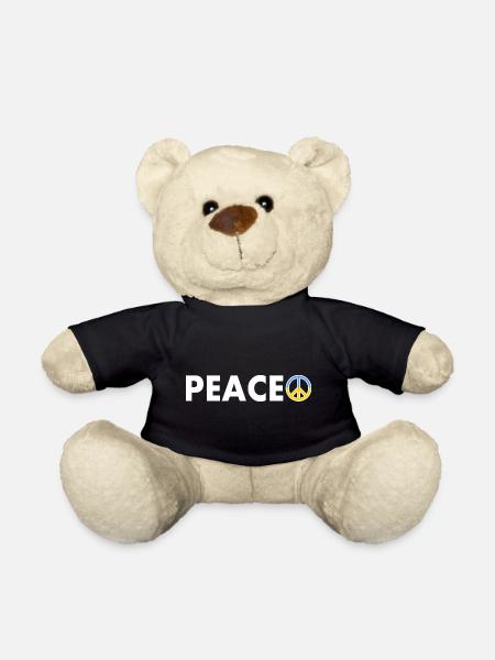 peace - Teddy - Schwarz