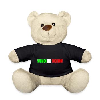 Women life freedom - Nounours - noir - Devant