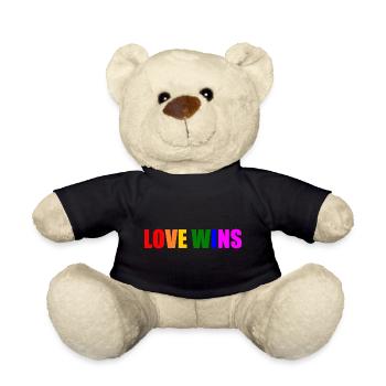 Love wins - Teddy - Schwarz - Vorne